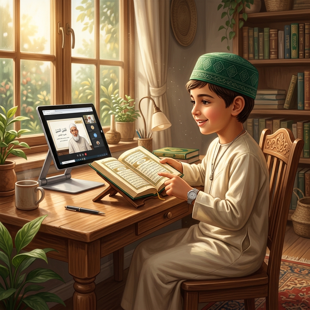 Dua & Hadith Memorization for Kids illustration